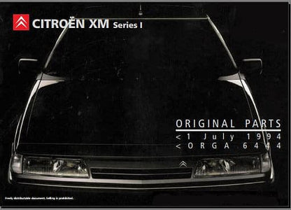 Workshop manuals Citroën XM en anglais { {{ Docautomoto }}