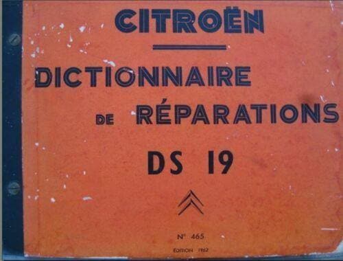 Manuels d'atelier Citroën DS ID 1956 1966 en compilation intégrale { {{ Docautomoto }}