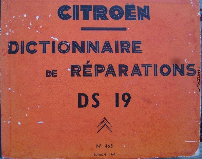 Manuels d'atelier Citroën DS ID 1956 1966 en compilation intégrale { {{ Docautomoto }}