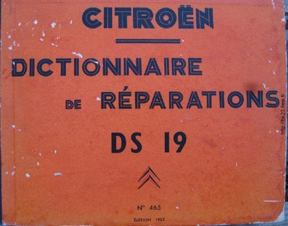 Manuels d'atelier Citroën DS ID 1956 1966 en compilation intégrale { {{ Docautomoto }}