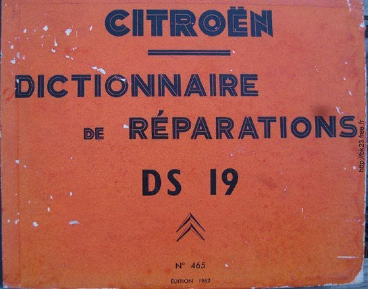 Manuels d'atelier Citroën DS ID 1956 1966 en compilation intégrale { {{ Docautomoto }}
