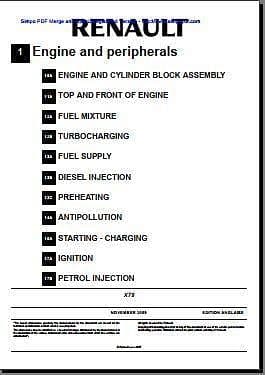 Workshop manual Renault Dacia Duster { {{ Docautomoto }}