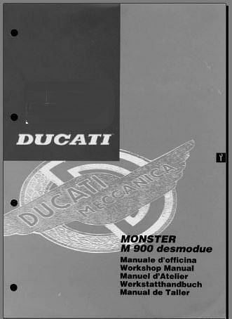 manuel d'atelier Ducati Monster 900 desmodue multilingue AUTHENTIQU'ERE