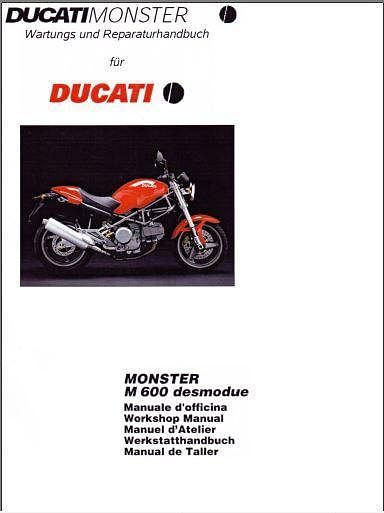 Manuel d'atelier Ducati 600 monster AUTHENTIQU'ERE