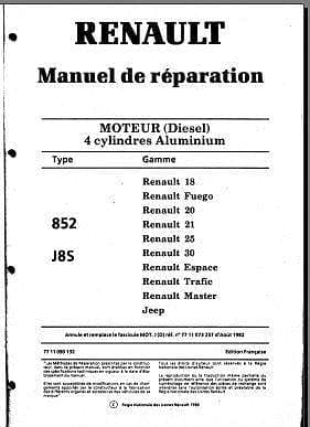 Manuel d'atelier jeep Renault Cj7 Cj8 { {{ Docautomoto }}