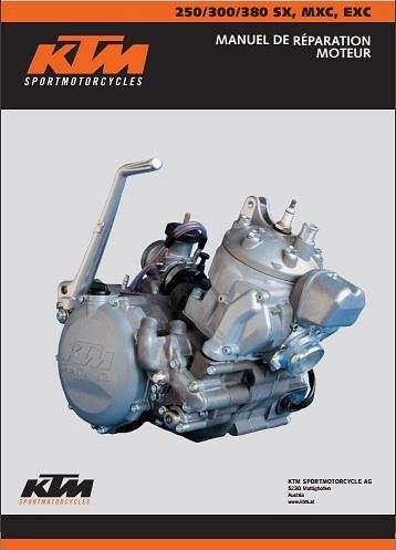 Manuel d'atelier et de réparation KTM 250 300 380 2003 français { {{ Docautomoto }}