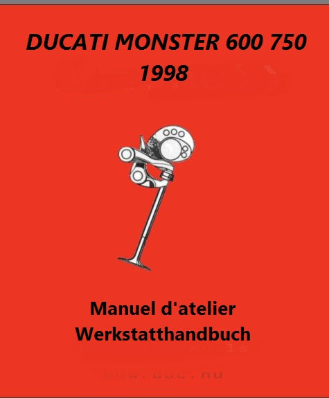 manuel d'atelier Ducati Monster 600 750 1998 { Docautomoto