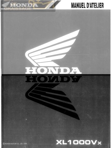 manuel d'atelier Honda 1000 varadero 1999 { {{ Docautomoto }}
