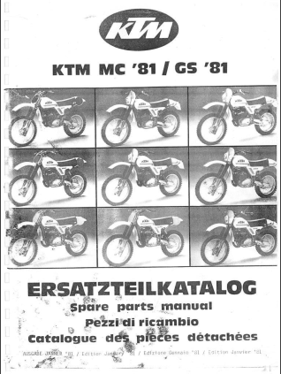 Manuel d'atelier KTM 495 1981 { {{ Docautomoto }}