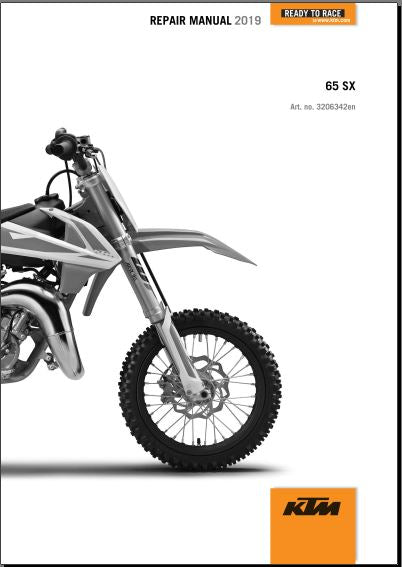 manuel d'atelier KTM 65 SX 2019 { {{ Docautomoto }}