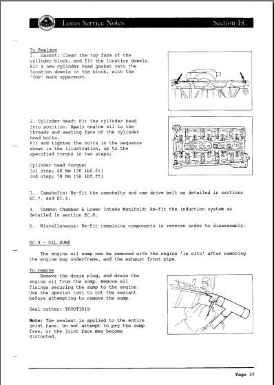 manuel d'atelier Lotus Elan 1990 { Docautomoto