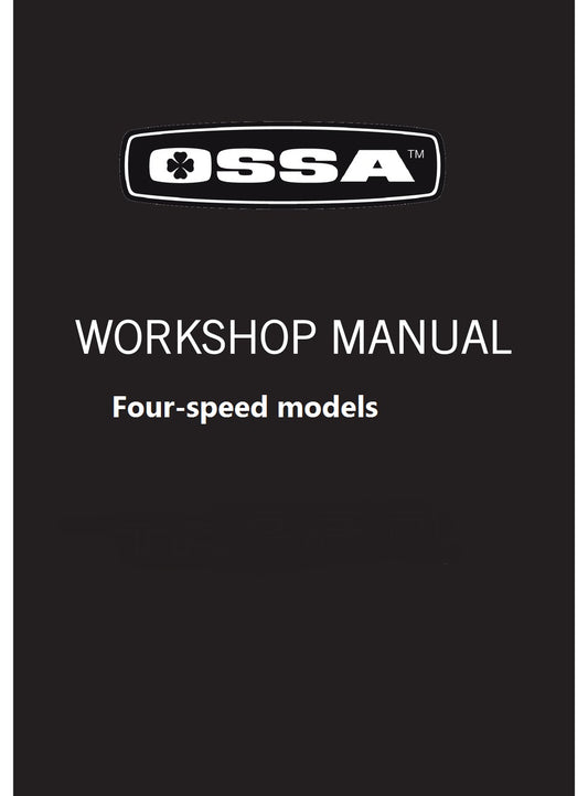 manuel d'atelier Ossa modèles 4 vitesses { Docautomoto