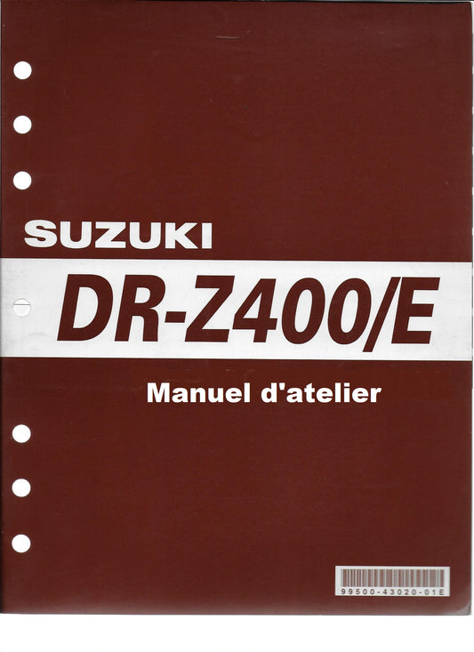 manuel d'atelier Suzuki 400 DRZ 2000 { Docautomoto