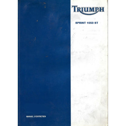 manuel d'atelier Triumph Sprint 1050 ST FR { {{ Docautomoto }}