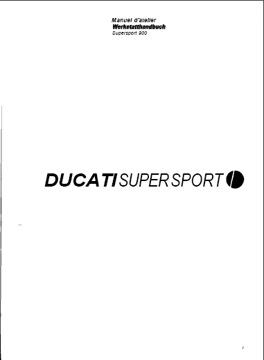Manuel d'atelier Ducati 900 SS IE 1990 1998 français { Docautomoto