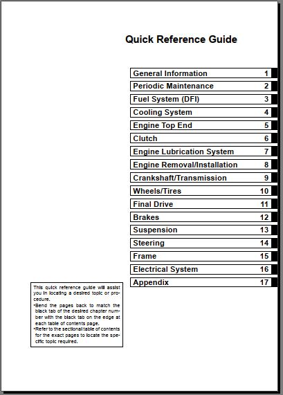 manuel d'atelier kawasaki ZZR 1400 Ninja 2008 Docautomoto