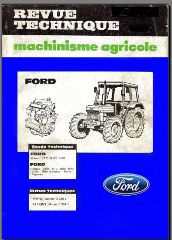 manuel de réparation tracteurs FORD 2610-2910-3610-3910-4110- { Docautomoto