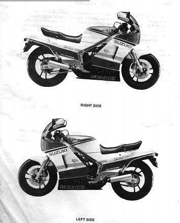 Manuel d'atelier Suzuki RG500 { {{ Docautomoto }}