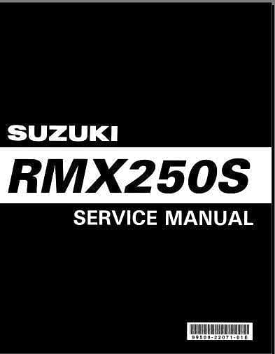 Manuel d'atelier Suzuki RM250 { {{ Docautomoto }}