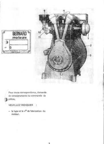 manuels de réparation moteurs Bernard tous modéles en compilation { Docautomoto