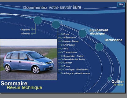 Manuel de réparation Opel Meriva 2003 { {{ Docautomoto }}