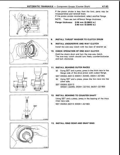 Manuel d'atelier Toyota MR 1988 AUTHENTIQU'ERE
