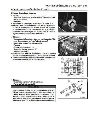 manuel d'atelier kawasaki 250 Ninja 2009 AUTHENTIQU'ERE