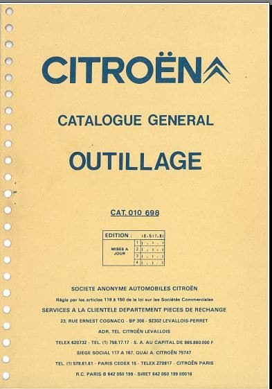 Manuels d'atelier et de réparation Citroën Dyane { {{ Docautomoto }}