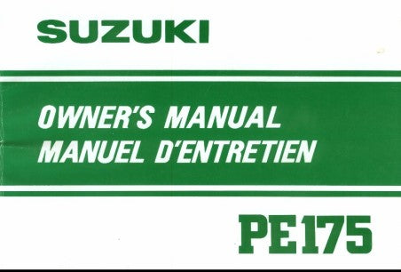 manuels d'atelier Suzuki 175 PE { {{ Docautomoto }}