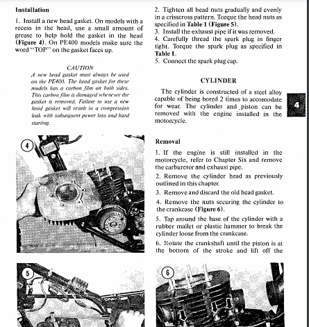 Manuel d'atelier Suzuki PE 175 250 400 1977 1979 1981 { {{ Docautomoto }}