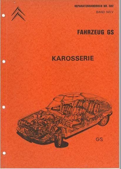 Manuels d'atelier Citroën GS et Birotor en allemand 822 pages { {{ Docautomoto }}