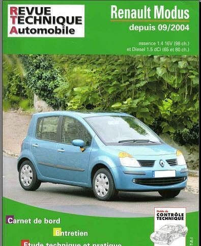 Revue technique Renault Modus { {{ Docautomoto }}
