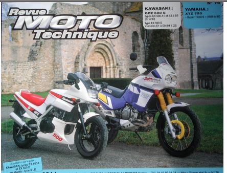 revue technique Kawasaki GPZ 500 S 1987 1991 { {{ Docautomoto }}