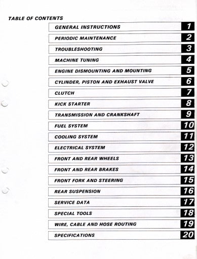 Manuel de réparation Suzuki 250 RM 1991 { {{ Docautomoto }}