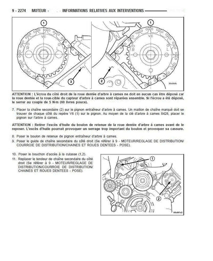 manuel d'atelier Moteur 3.0 CRD Mercedes jeep Chrysler { {{ Docautomoto }}