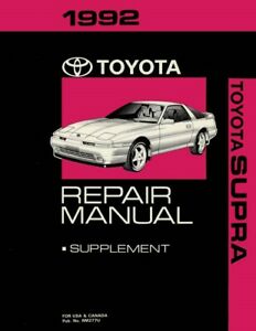 Manuel de réparation Toyota Supra 1993 1995 Docautomoto