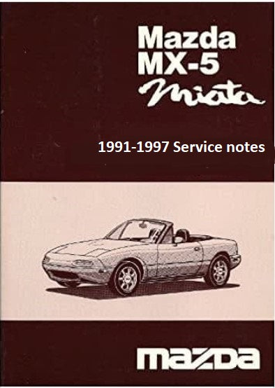 Manuel d'atelier réparation Mazda MX 5 1990 1991 { Docautomoto