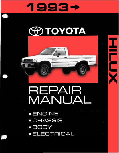 Manuel d'atelier Toyota Hi Lux Runner 1988 1998 Docautomoto