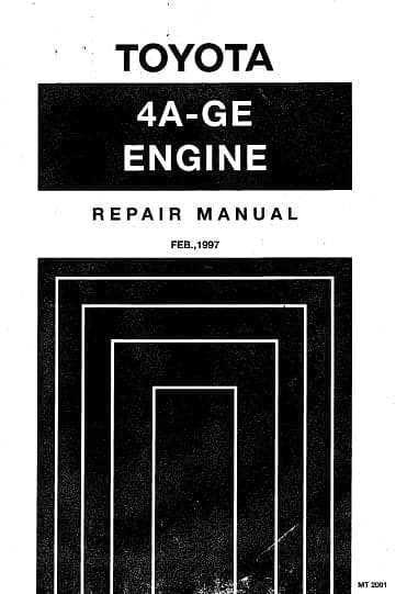 Manuels d'atelier Toyota Corolla AE 86 AUTHENTIQU'ERE