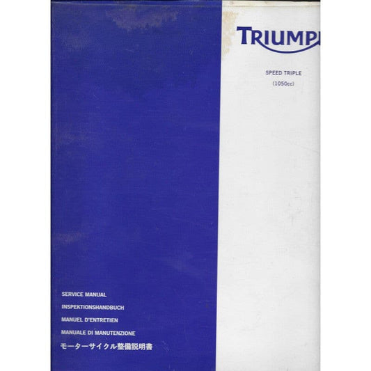 manuel d'atelier Triumph Speed triple Français 1050 2005 { AUTHENTIQU'ERE