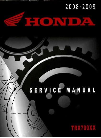 manuel d'atelier Honda Quad TRX 700 2008 { {{ Docautomoto }}