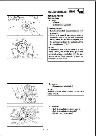 Manuels d'atelier Yamaha 125 TTR { {{ Docautomoto }}