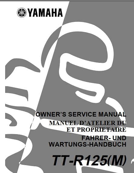 Manuels d'atelier Yamaha 125 TTR { {{ Docautomoto }}