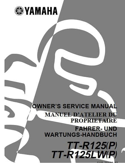 Manuels d'atelier Yamaha 125 TTR { {{ Docautomoto }}