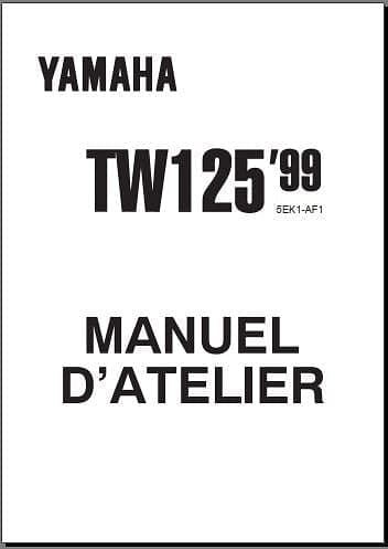 manuels d'atelier Yamaha TW125 TW 200 { {{ Docautomoto }}