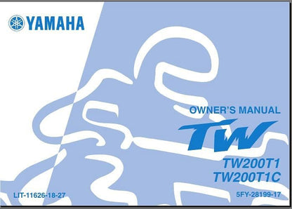 manuels d'atelier Yamaha TW125 TW 200 { {{ Docautomoto }}