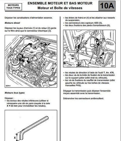 Manuel d'atelier et de réparation Renault Velsatis { {{ Docautomoto }}