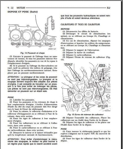 Manuel d'atelier Moteur VM 2litres 5 TD version Jeep { {{ Docautomoto }}