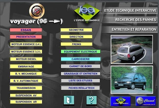 manuel de réparation Chrysler Voyager 2 1996 { AUTHENTIQU'ERE