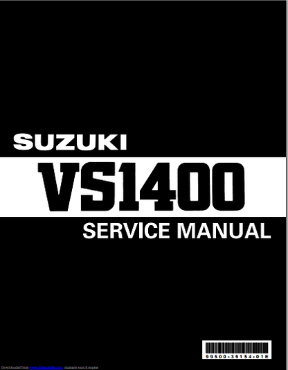 manuel d'atelier Suzuki Intruder VS 1400 { {{ Docautomoto }}